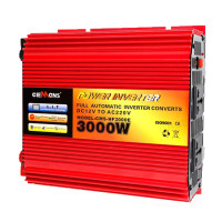 Інвертор CIEMANS 12V 220V 3000W потужний перетворювач напруги з максимальним захистом та ступеневою синусоїдою